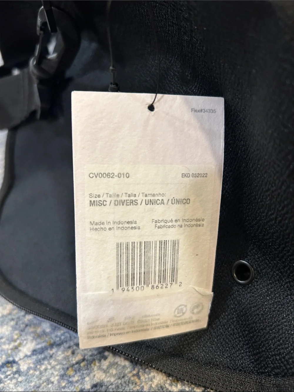 Nike Black Duffel gym  Bag